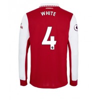 Arsenal Benjamin White #4 Fotballklær Hjemmedrakt 2022-23 Langermet